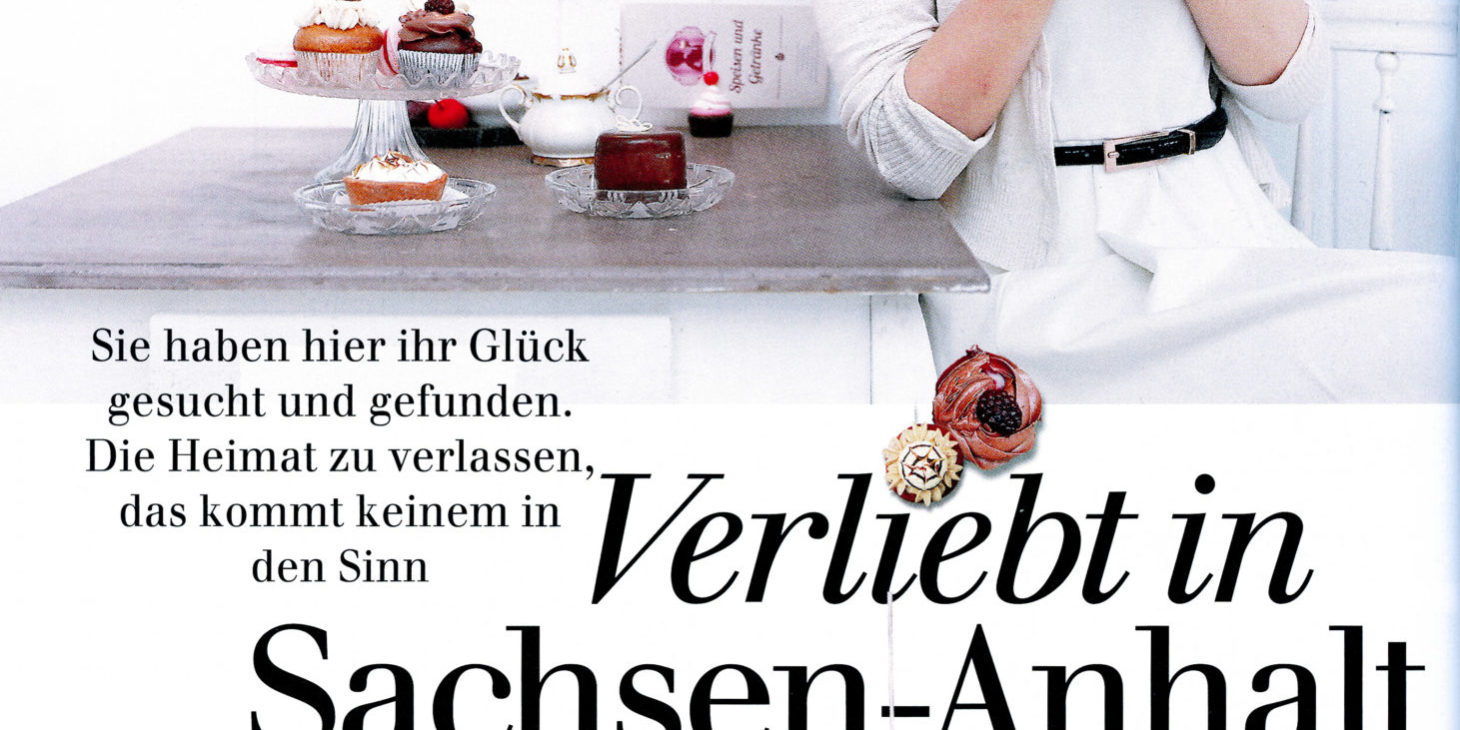 Zeitschrift Land Sachsen-Anhalt Cafe Magdeburg Mademoiselle Cupcake
